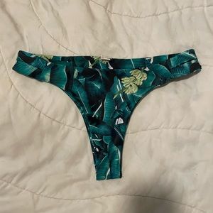 Shein Jungle Pattern Bikini Bottom